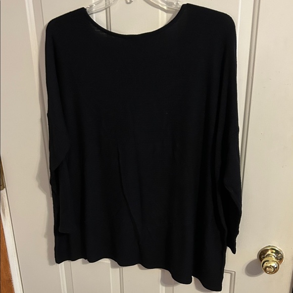 CJ Banks Black Crew Neck Sweater - Picture 2 of 6